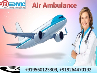 Air Ambulance Services in Guwahati and Dibrugarh by Medivic Aviation at Low Cost