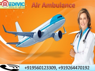 Air Ambulance Services in Guwahati and Dibrugarh by Medivic Aviation at Low Cost