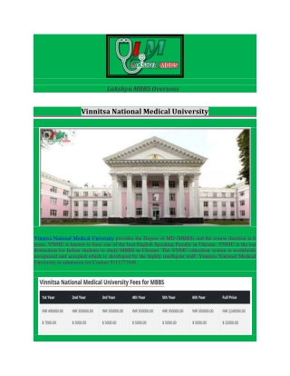 Vinnitsa National Medical University