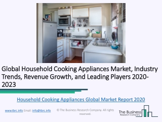 Household Cooking Appliances Global Market Report 2020