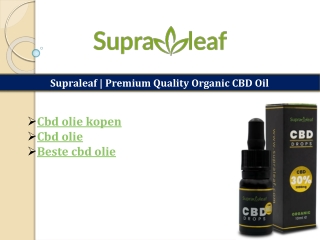 Beste cbd olie