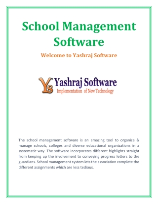 Get the Best School Management Software