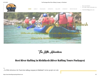 Best River Rafting Company in Rishikesh
