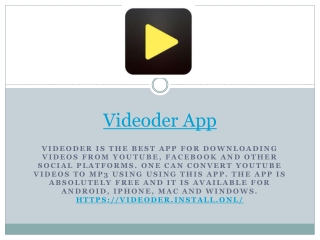 Videoder - Free Youtube Video and Music Downloader