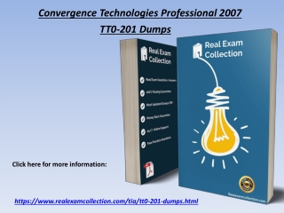 2020 Updated TIA TT0-201 Exam Dumps - TT0-201 Dumps