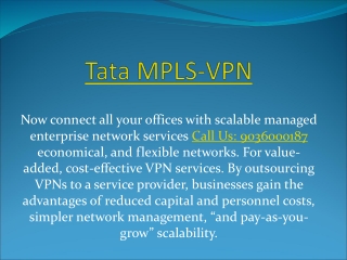 tata mpls service provider in India | Call: 9036000187 | tata mpls tariff plans cost in India