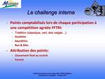 Le challenge interne