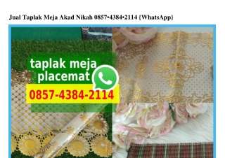 Jual Taplak Meja Akad Nikah Ô85743842114[wa]