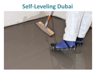 Self-Leveling Dubai