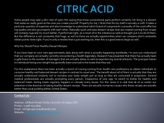 CITRIC ACID