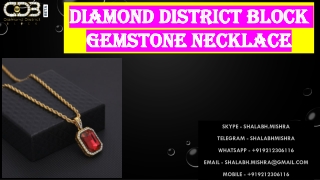 Gemstone Necklace