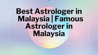 Best Astrologer in Malaysia | Famous Astrologer in Malaysia