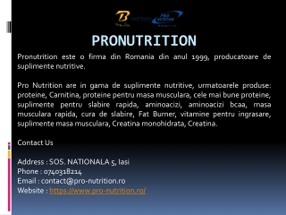 Pronutrition