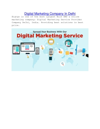 Digital Marketing Company In Delhi