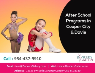 After School Program in Cooper City & Davie