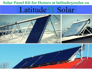 Solar Panel Kit for Homes at latitude51solar.ca