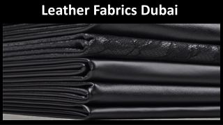Leather Fabrics In Dubai