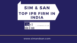 Sim And San, Ipr Firms In India | Commercial Law Firms India