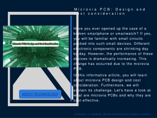 Design and cost consideration about Microvia PCB