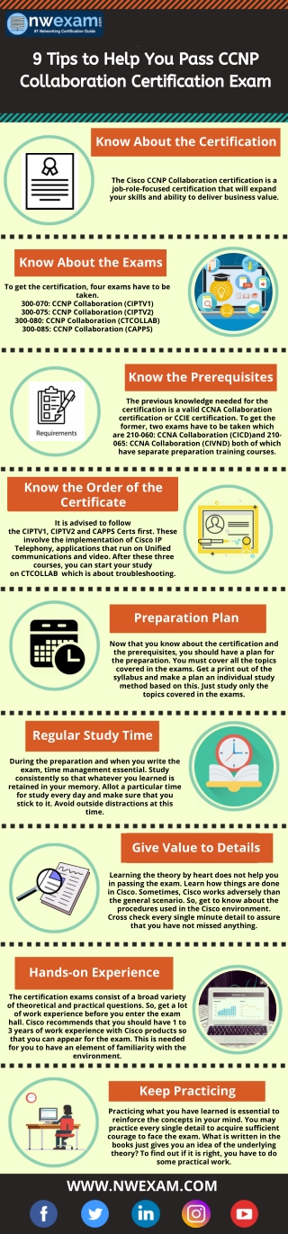 9 Tips to Help You Pass CCNP Collaboration Certification Exam