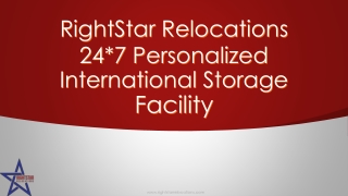 Right Star Relocations- Solution To Hassle-Free Shifting Solutions