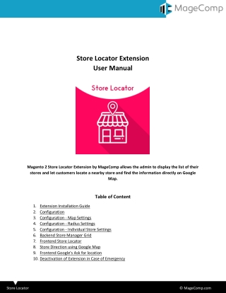Magento 2 Store Locator Extension