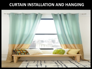 Curtains Installation Hanging In Abu Dhabi