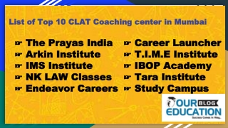 Best CLAT Coaching center in Mumbai