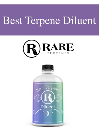 Best Terpene Diluent