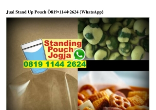 Jual Stand Up Pouch 0819~1144~2624[wa]