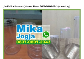 Jual Mika Souvenir Jakarta Timur O831.O8O1.2343[wa]