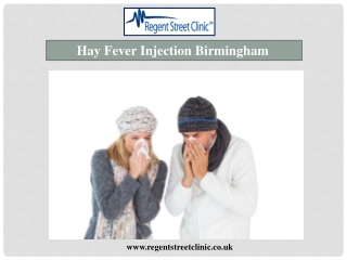 Hay Fever Injection Birmingham