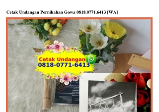 Cetak Undangan Pernikahan Gowa 08I8•077I•64I3[wa]