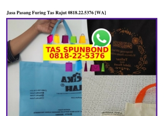 Jasa Pasang Furing Tas Rajut 0818 22 5376[wa]