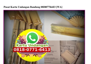 Pusat Kartu Undangan Bandung Ô818 Ô771 6413[wa]