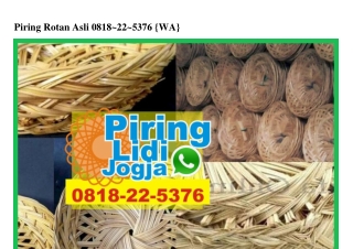 Piring Rotan Asli Ö8I8·22·5376[wa]