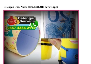 Celengan Unik Nama O857-4384-2II4[wa]