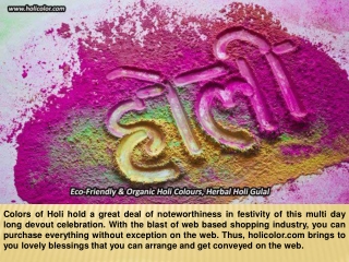 BUY ORGANIC HOLI COLOURS ONLINE