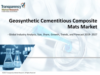 Geosynthetic Cementitious Composite Mats Market - Global Industry Analysis, Size, Share, Growth, Trends, and Forecast, 2
