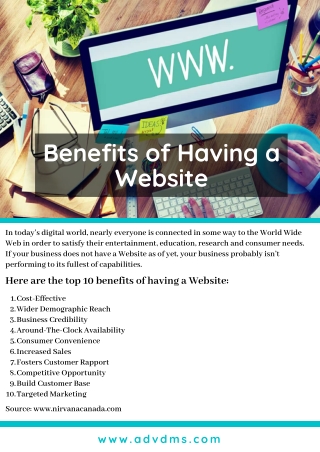 Benefits of Having a Website