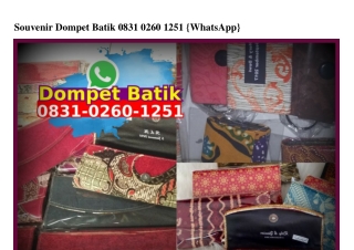 Souvenir Dompet Batik O831_O26O_1251[wa]