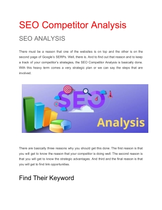 SEO Competitive Analysis