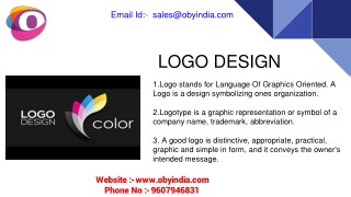 Logo Design Company in Pune - OBY India IT Solutions