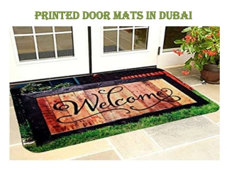 Printed Door Mats In Dubai