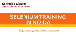 Selenium Training in Noida