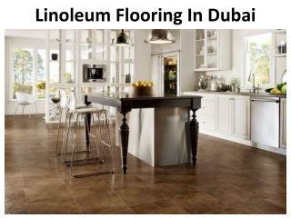 Linoleum Flooring In Dubai