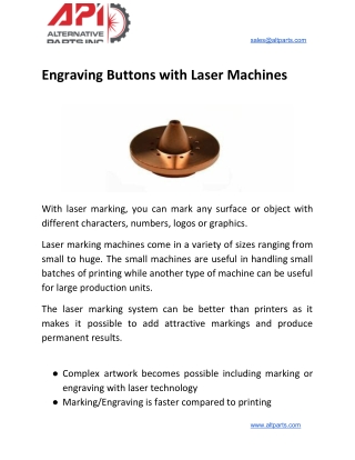 Engraving Buttons with Laser Machines