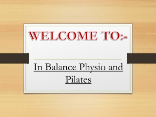 Looking For The Best Pilates in North Balgowlah