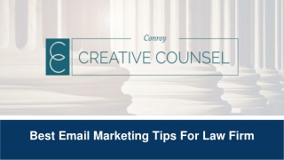 Best Email Marketing Tips For Law Firm