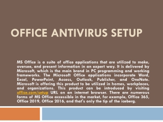 www.Office.com/setup - Enter Product Key - office.com/setup